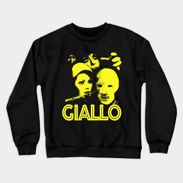 Giallo Film Italian Horror Movie Crewneck Sweatshirt by CultTees